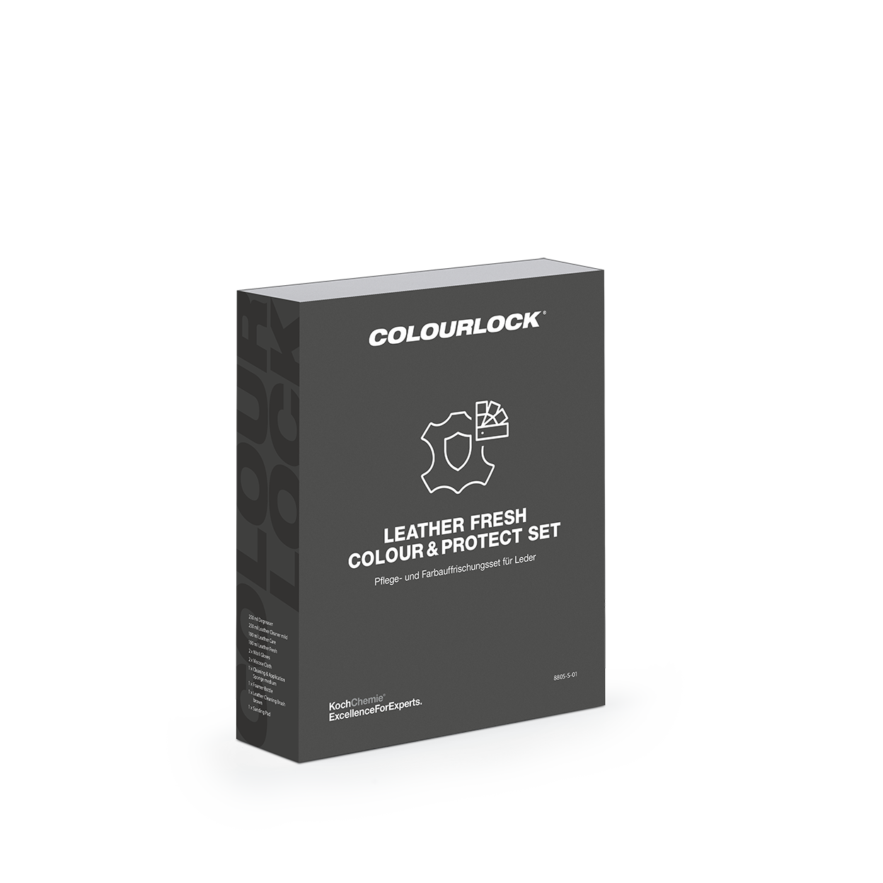 COLOURLOCK Bőrszínező Készlet – Bőrápoló & Autó bőrfesték kímélő bőrtisztítóval | 5000+ színben