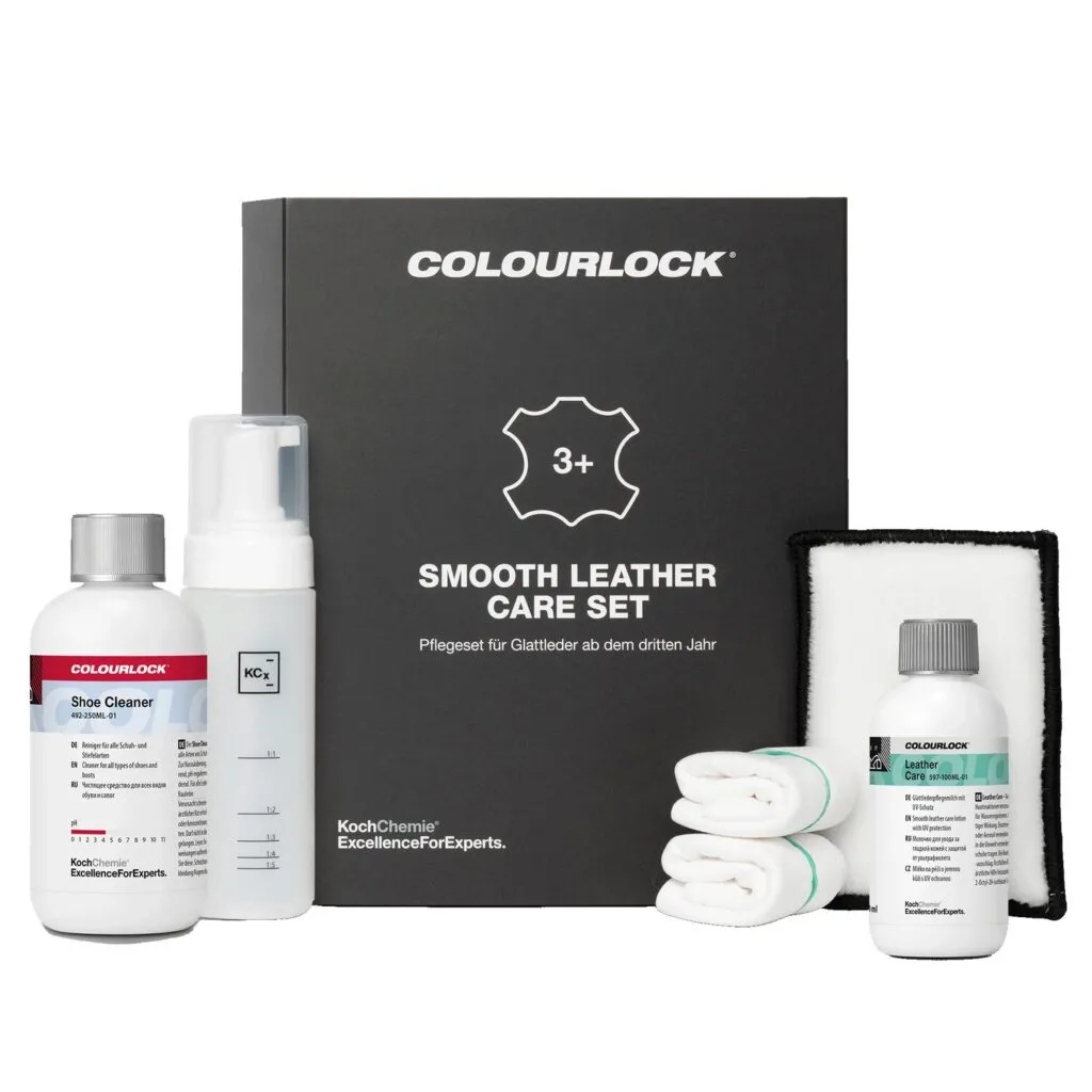 Colourlock Smooth Leather Care Set – autó bőrápoló szett kímélő bőrtisztítóval és bőrápolóval
