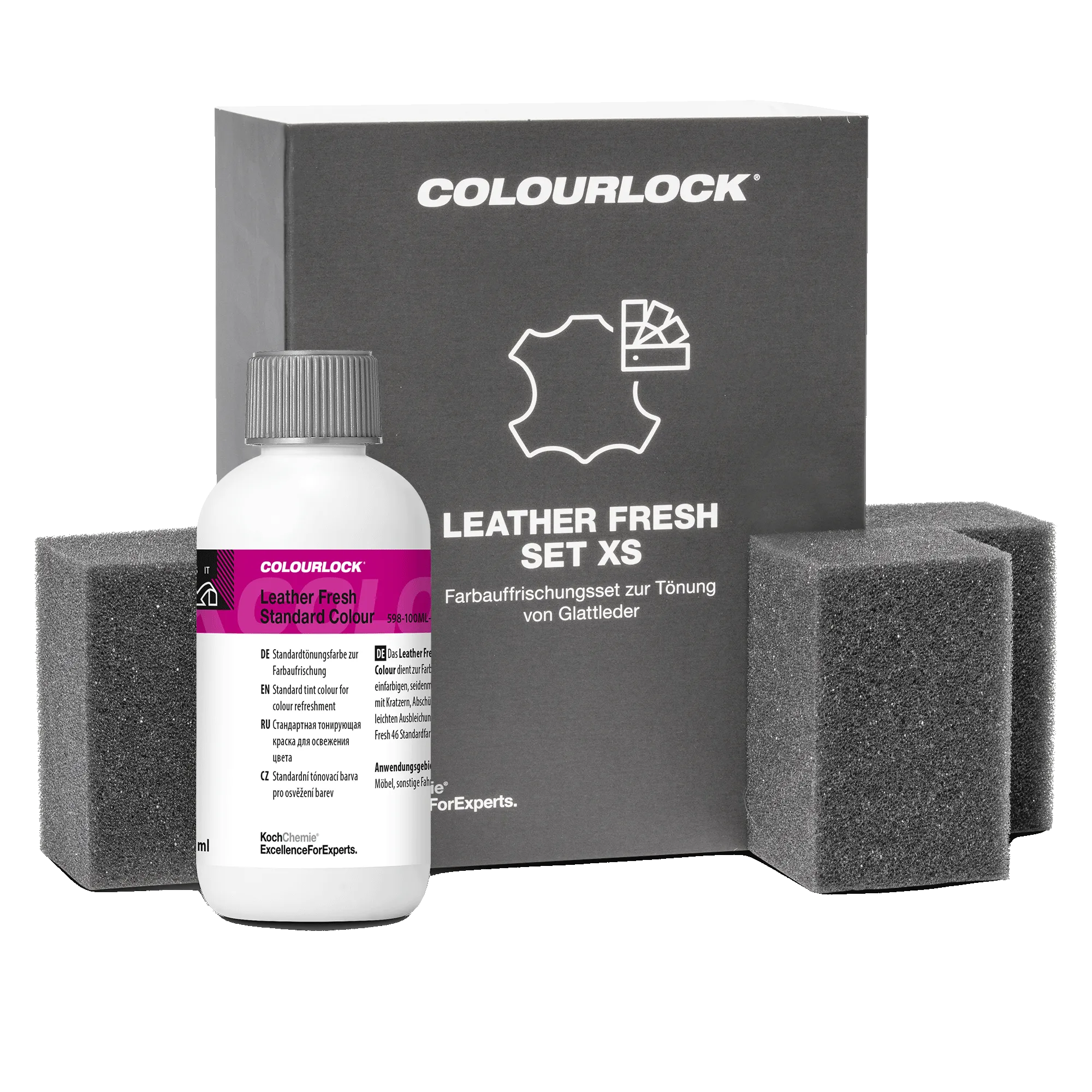 COLOURLOCK Bőrszínező szett XS 100 ml - Autó bőrfesték 5000+ színben | Leder Fresh