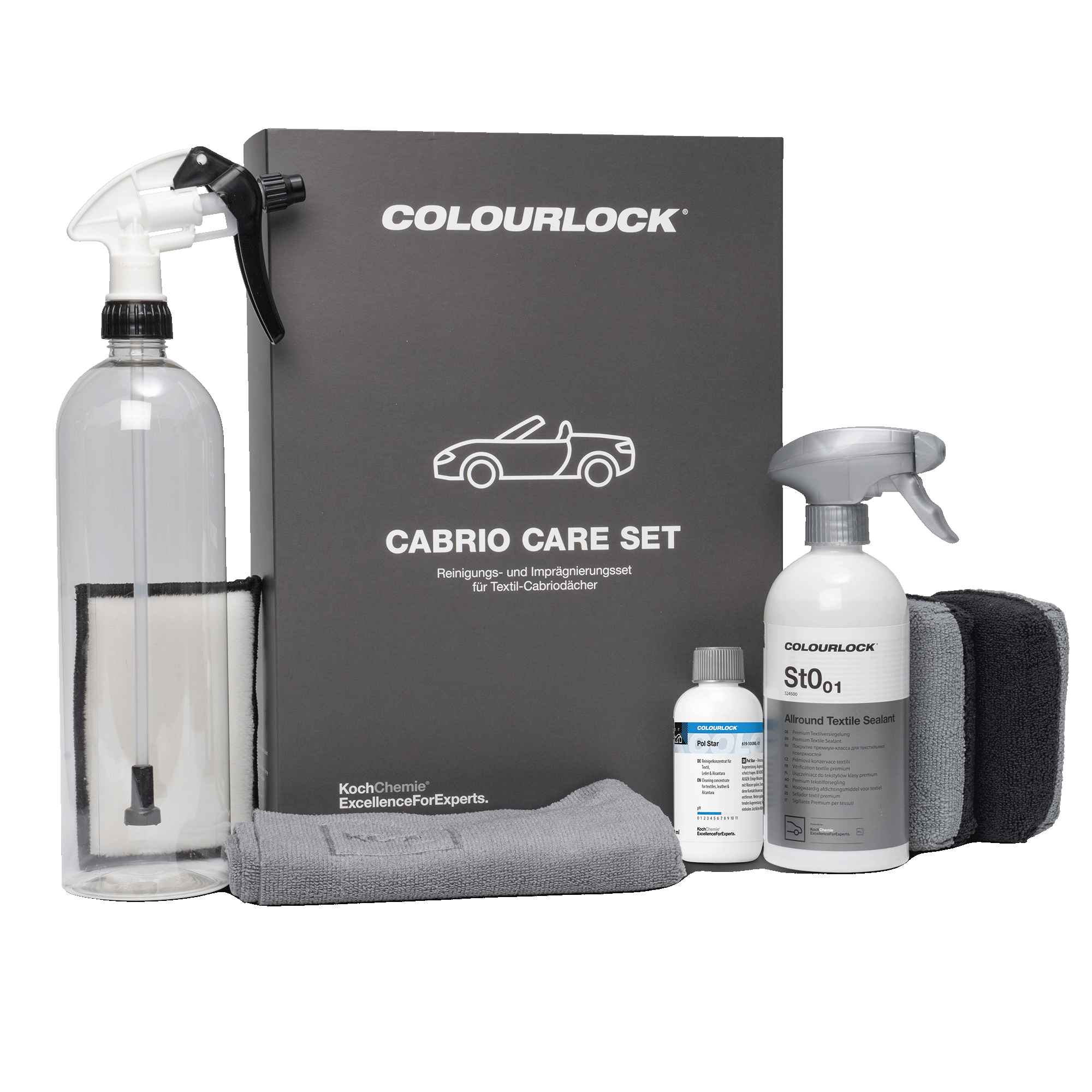 COLOURLOCK Kabrió Tető tisztító és Impregnáló szett